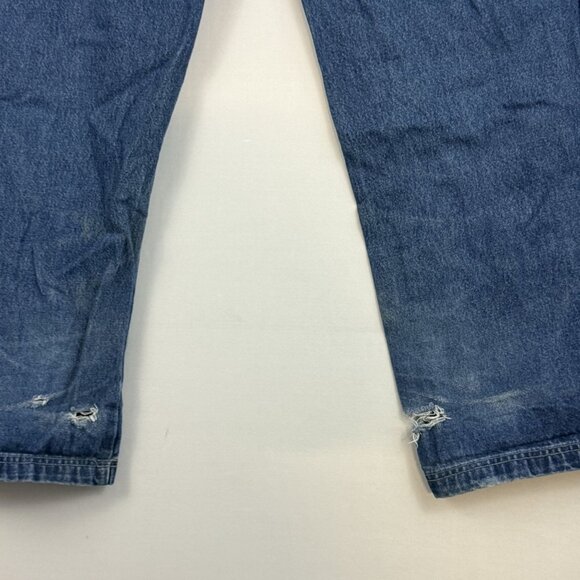 Vintage 90's Fubu Jeans Men's 34x34 Cargo Deep Pocket Relaxed Fit Faded Denim - Picture 16 of 16
